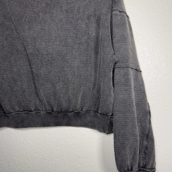 We The Free Gray Cropped Pullover Small - Picture 3 of 6